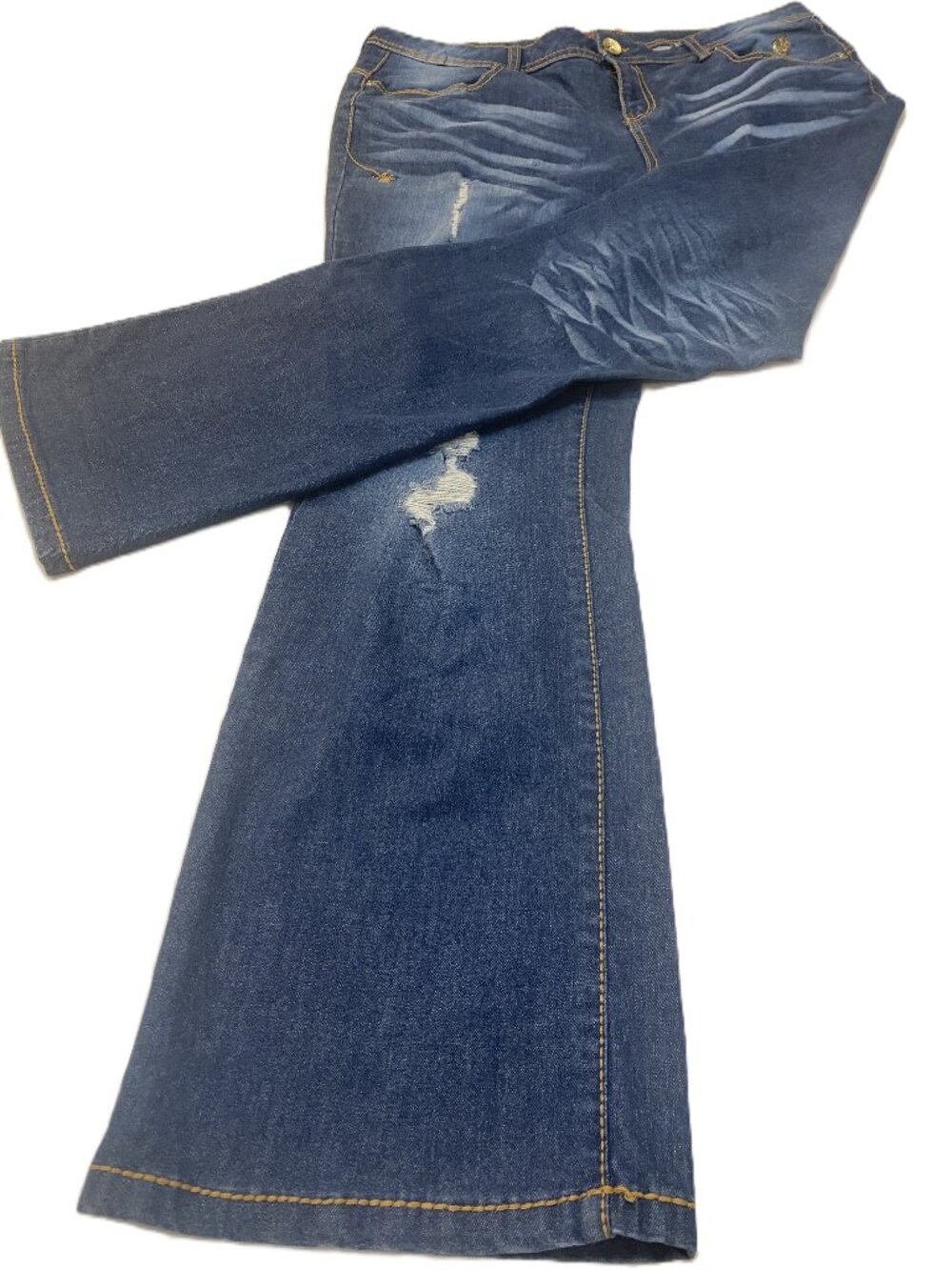 Vintage Y2K Apple Bottoms Embroidered Flare Jeans-Dark Wash Size 20 Plus
